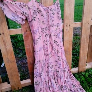 Gorgeous off shoulder boho dress